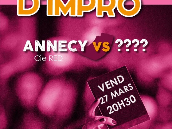 Les Tremplins du CRAIC Annecy - Match d'impro - ven 27/03/26 20h30
