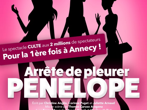 Salle Pierre Lamy Annecy - Arrête de pleurer Pénélope - jeu. 23/04/26 à 20h30