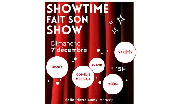Nouveau partenariat pour nos adhérents : spectacle musical ShowTime fait son show