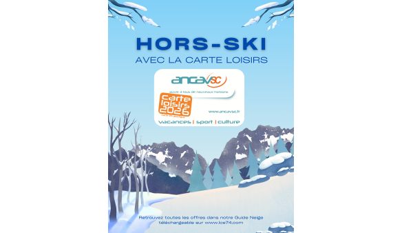 Le hors-ski avec la Carte LOISIRS